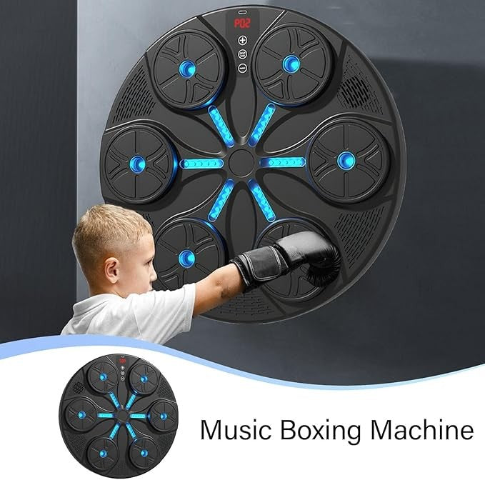 RGB Music Boxing Target Bluetooth LED Wall Mounted Interactive Home Trainer