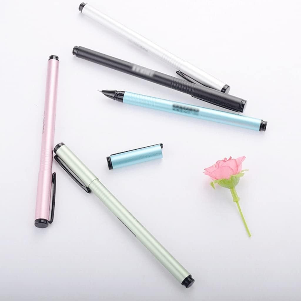 Blue Fountain Pen Fine Nib 0.38mm Smooth Writing Executive Calligraphy