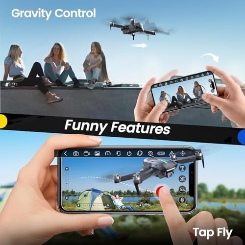 Foldable Drone with 1080P HD Camera, Brushless Motors, 32Min Flight Time, FPV