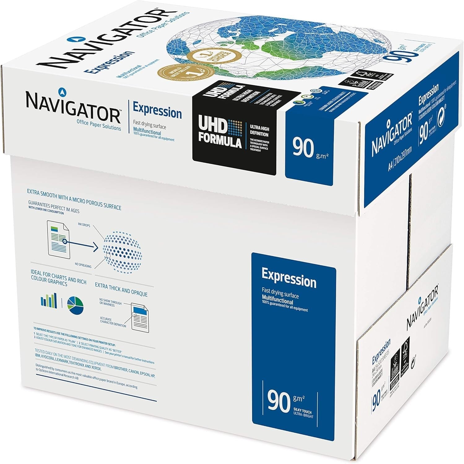 A4 Colour Multifunction Wi-Fi Ink Tank Printer + 2500 Sheets Paper