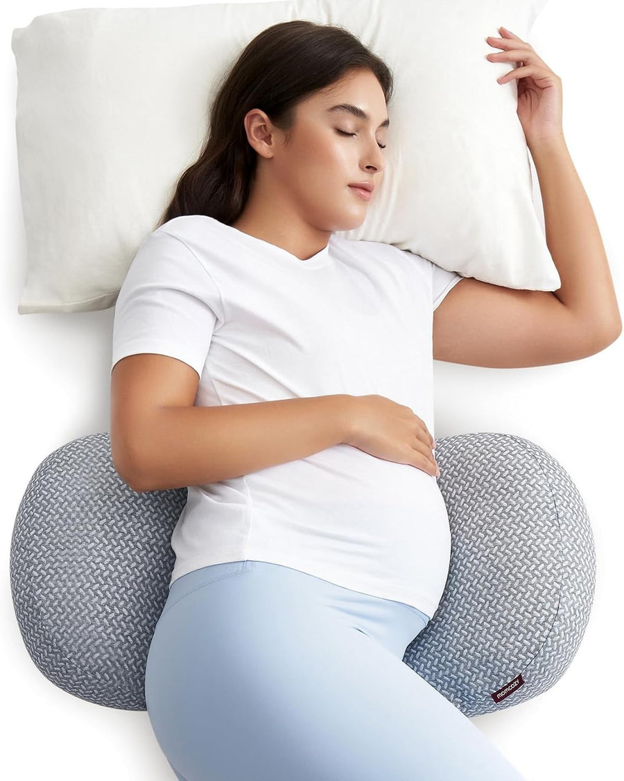 W Shaped Pregnancy Pillow Adjustable Support Back Hip Belly Pain Relief
