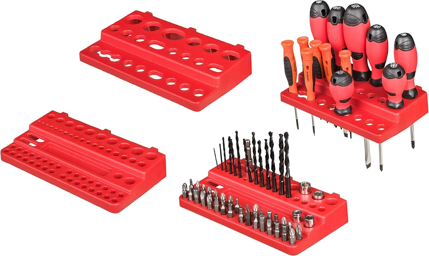 Large Garage Tool Pegboard Wall Storage Organizer Rack Set