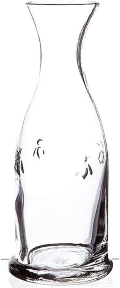 Glass Water Carafe 1L Heat Resistant Elegant Table Juice Wine Server