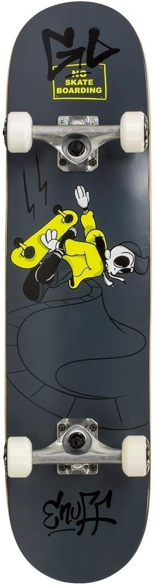 Skully Complete Skateboard 31.5" × 7.75" Maple Wood Beginner Black