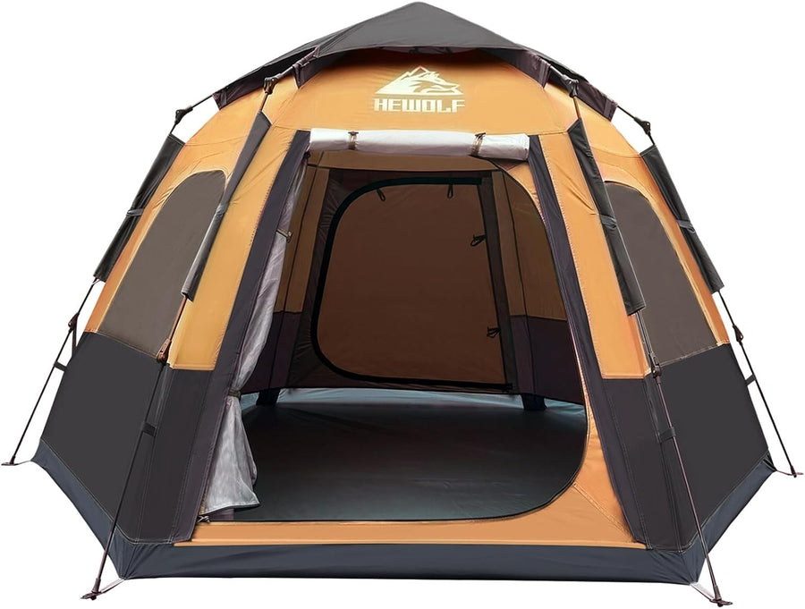 Waterproof Instant Camping Tent 2-4 Quick Setup Dome