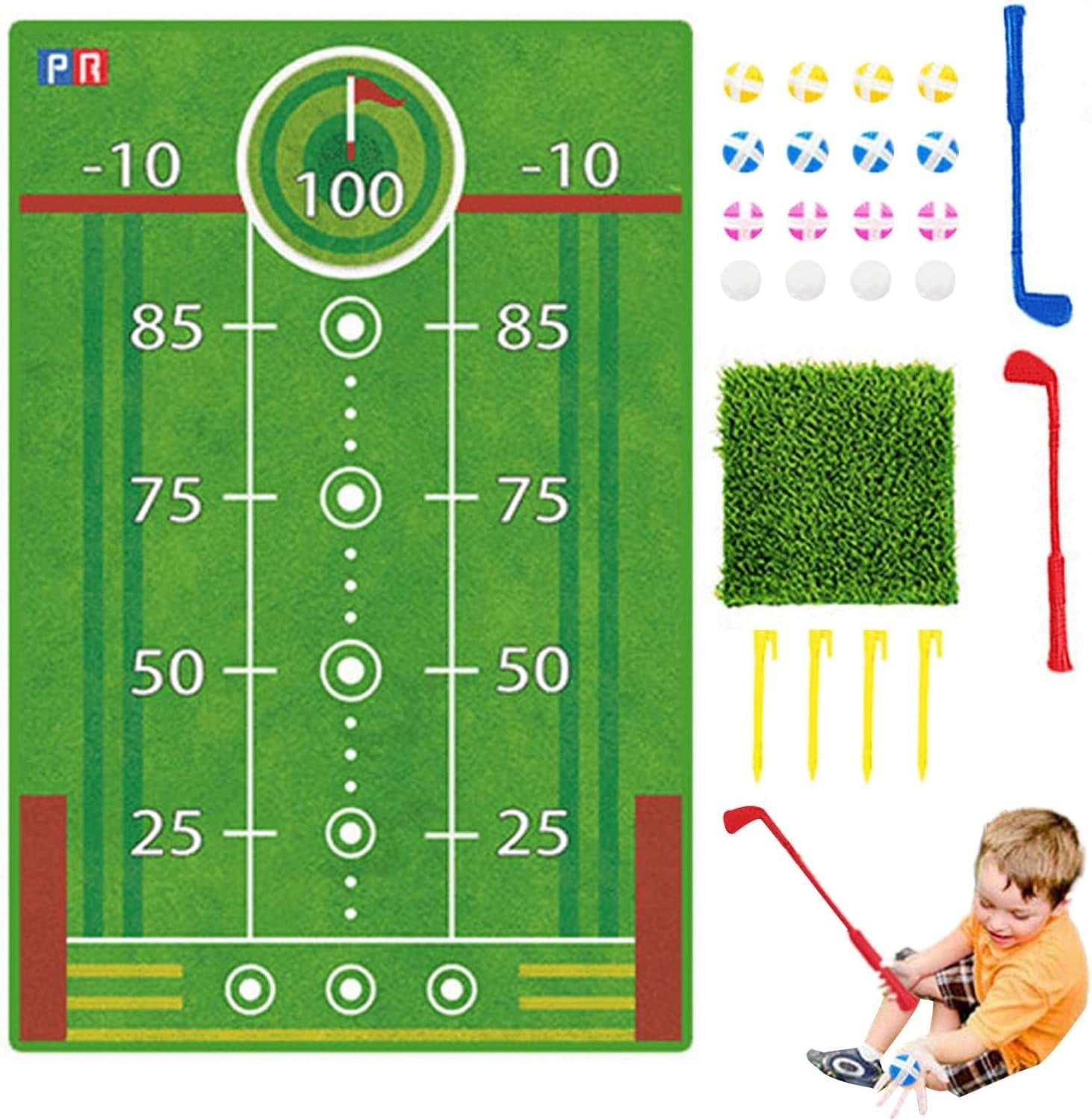 Golf Training Mat Interactive Swing Practice Trainer for All Ages