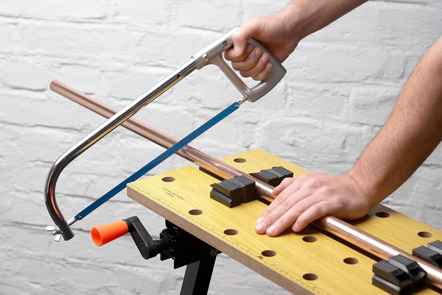 Folding Workbench Clamping Table 150kg Load Metal Frame Portable Workshop