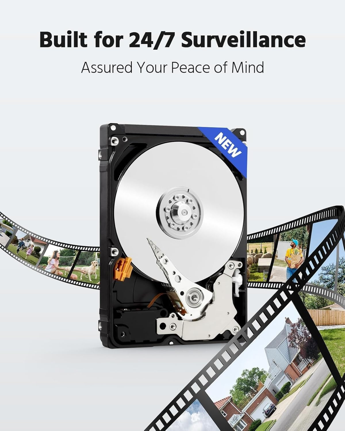 8 Camera CCTV Security System 1080P DVR 1TB HDD AI Detection