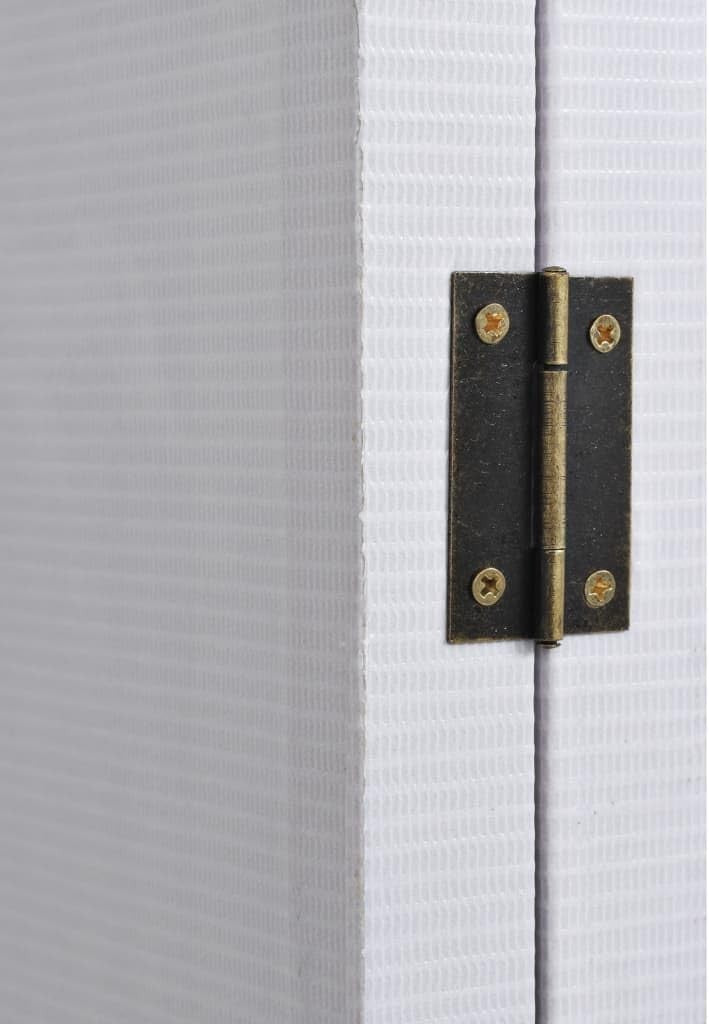 New York Black & White Folding Room Divider 120x170cm Wood Screen