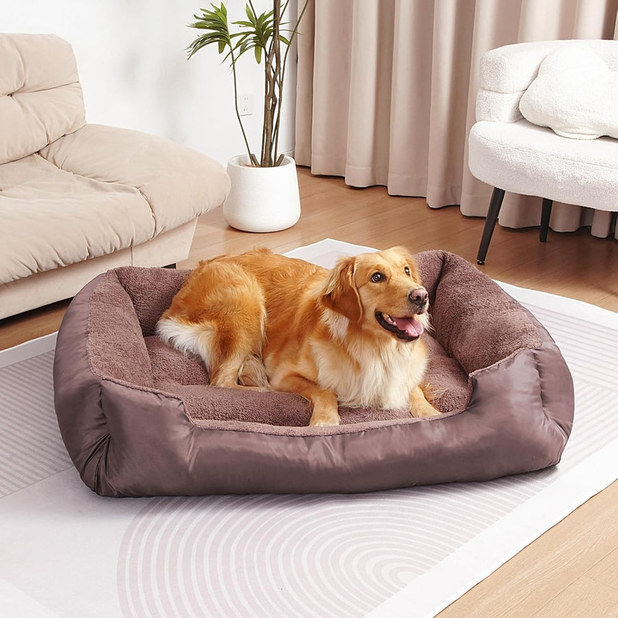 Extra Large Dog Bed 100x80cm Washable Plush Sofa Non Slip