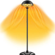 Outdoor Electric Patio Heater 2000W Quiet Radiant Heat 2 Power Settings