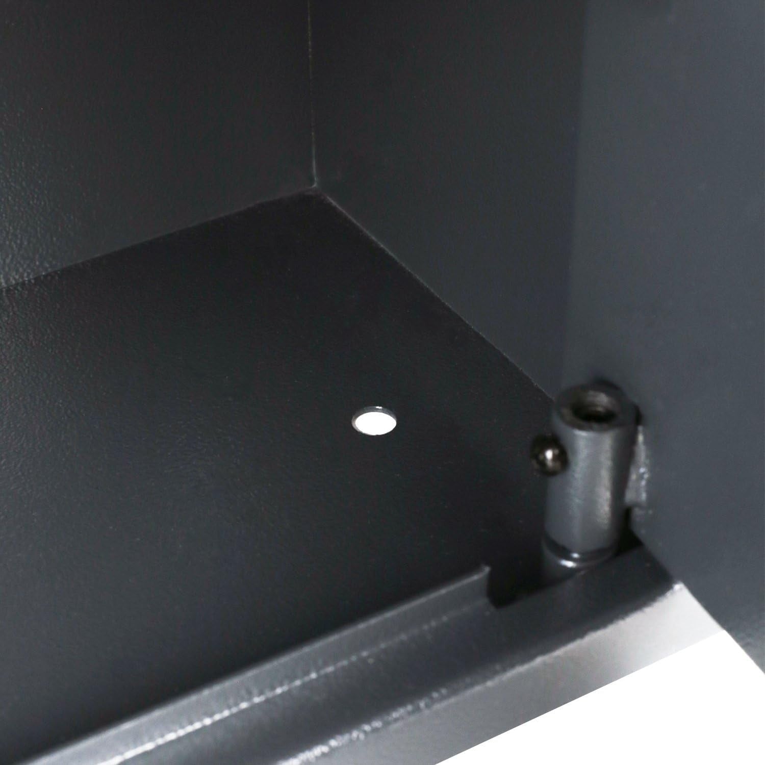 Steel Security Safe Box Key Lock Cash Jewelry Document Home Office