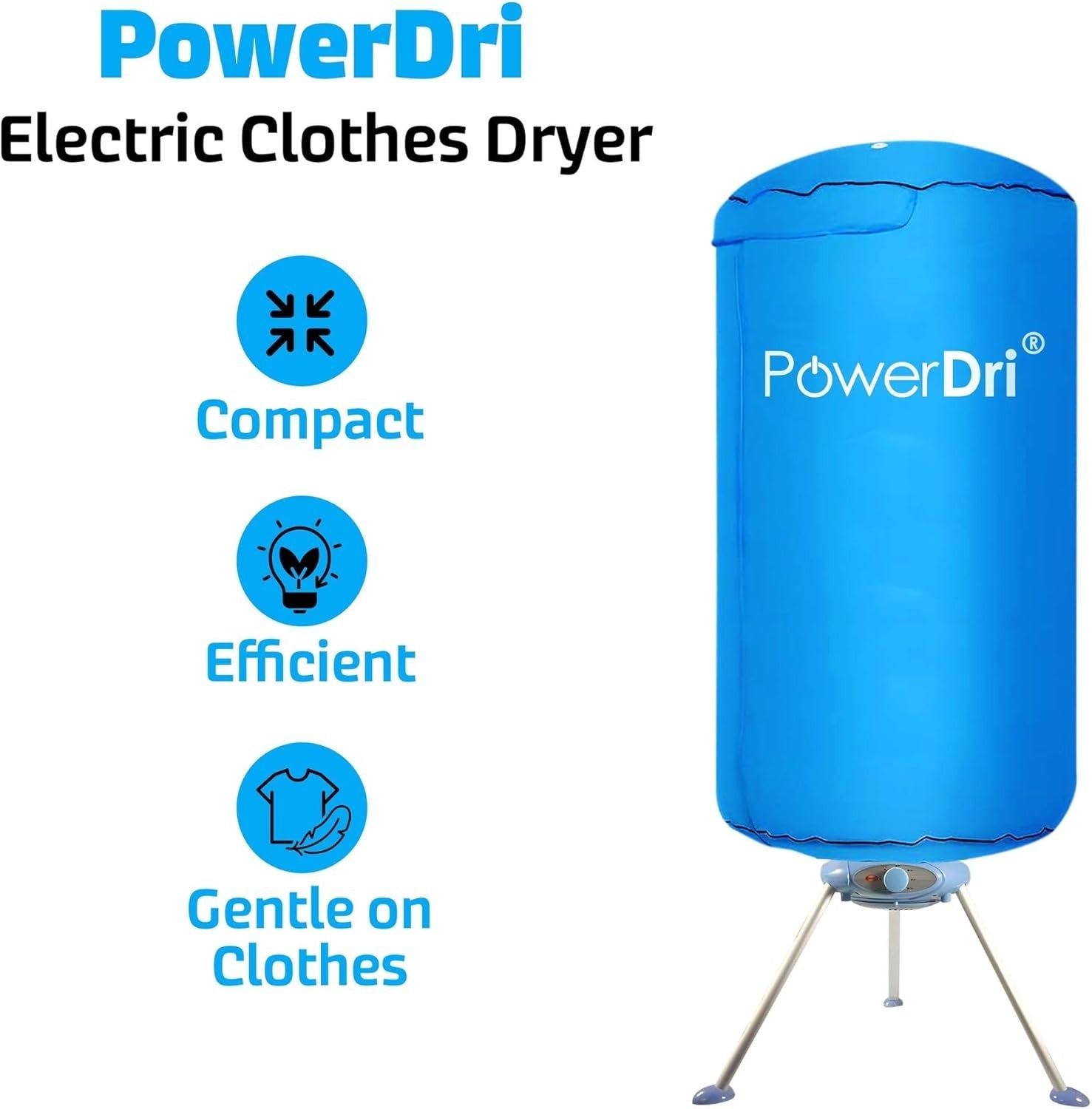 Portable Electric Clothes Dryer 15kg Energy Efficient Indoor Drying Rack
