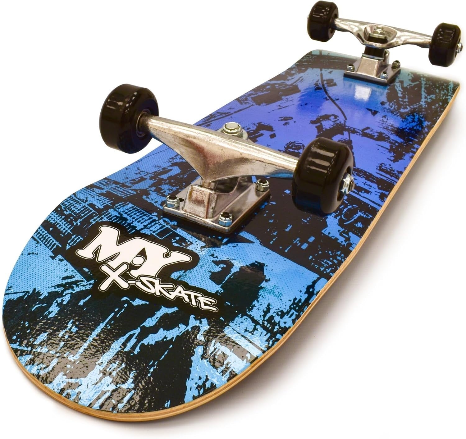 Beginner Skateboard Double Kick 7 Ply Wood 31" Trick Deck ABEC-7 Wheels Adult