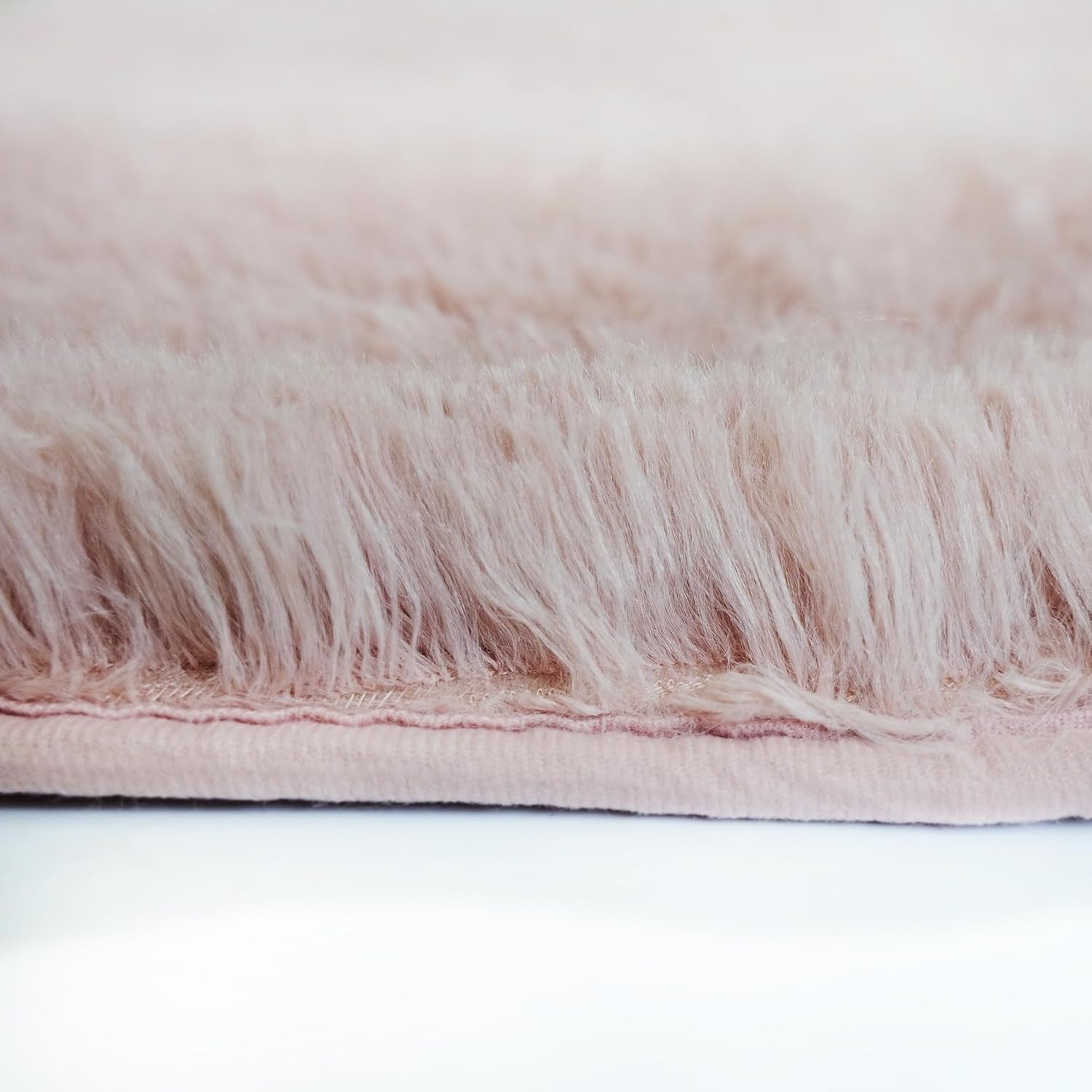 Large Pink Shaggy Area Rug 160x230cm Super Soft Thick Bedroom Living Room