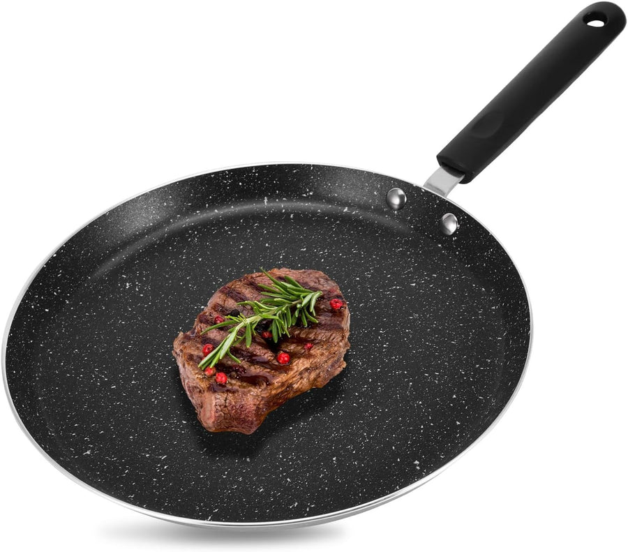 26cm Non-Stick Crepe Pan – 10in Aluminium Roti, Pancake & Dosa Maker