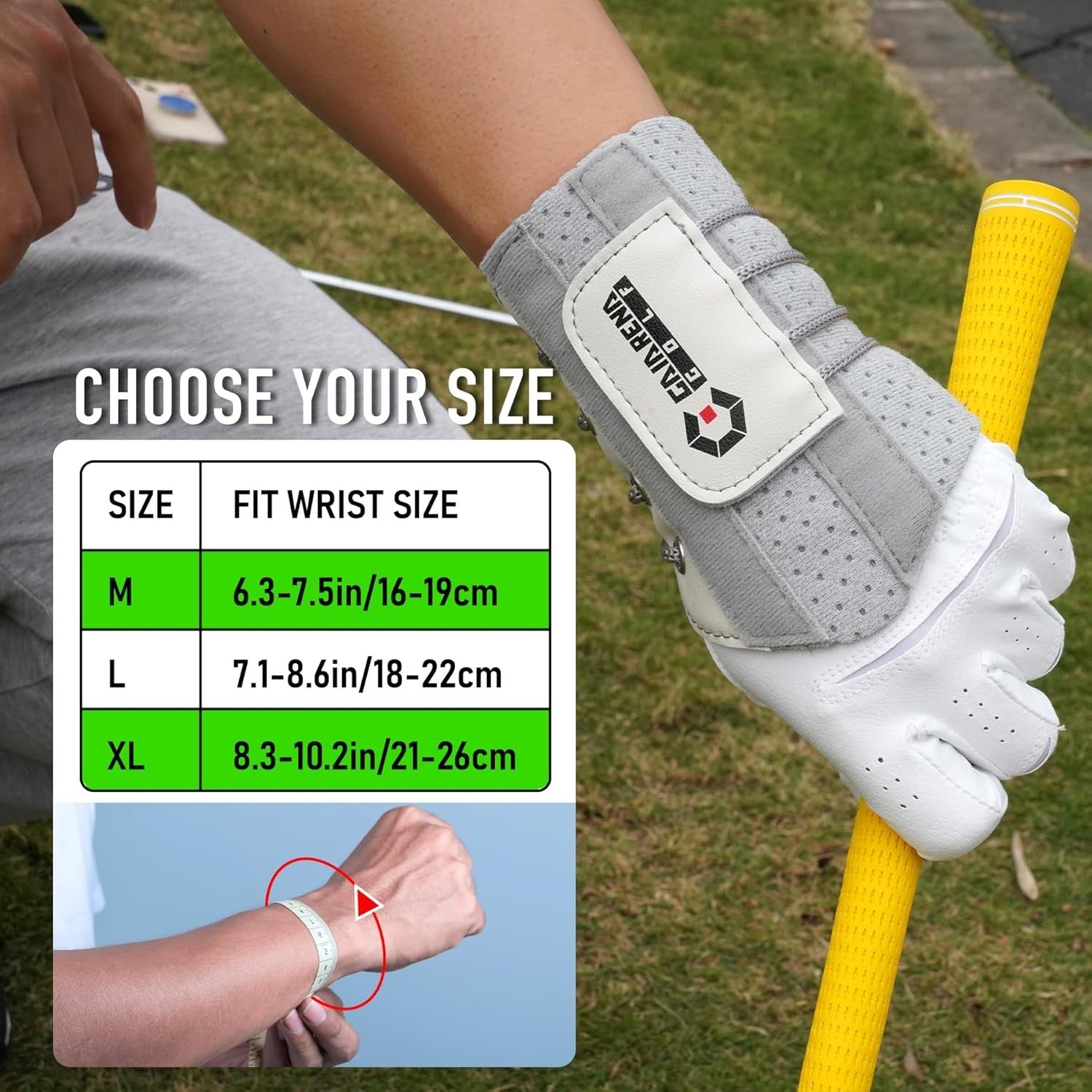 Golf Wrist Brace Swing Trainer Hinge Aid Correct Angle & Tempo