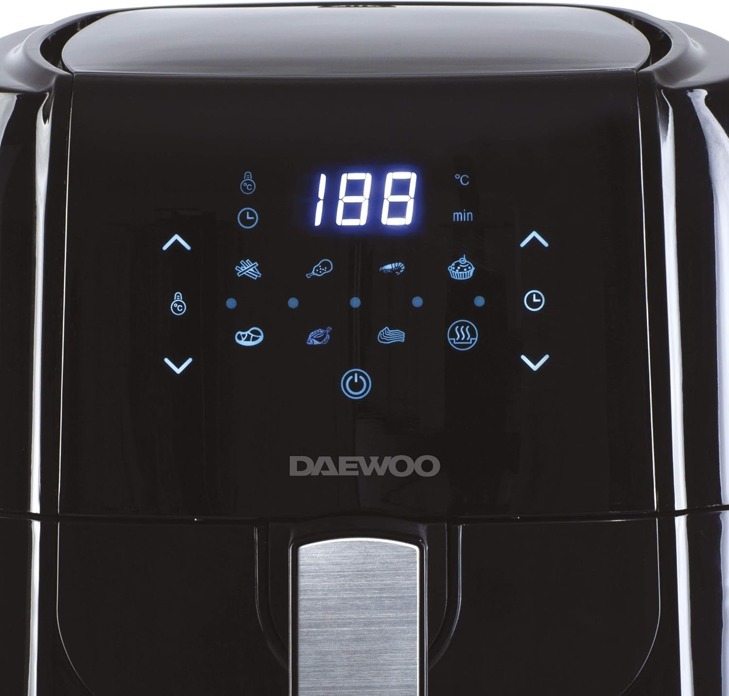 5.5L Digital Air Fryer Healthy Low-Fat Cooker No-Oil Fry Roast Bake Safety Timer