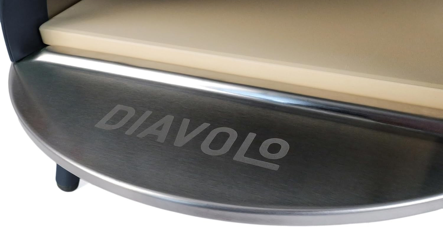 DeliVita Diavolo Gas-Fired Portable Pizza Oven – Powered by Propane, Butane or C