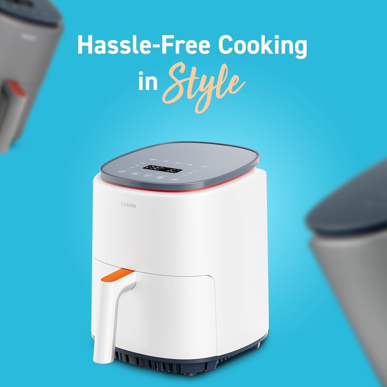 Air Fryer 3.8L Smart Control 230°C Fast Cooking 1500W Compact Oven