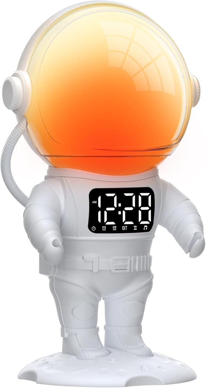 Kids & Adults Sunrise Alarm Clock, 30 Soothing Sounds & 22 Nightlights