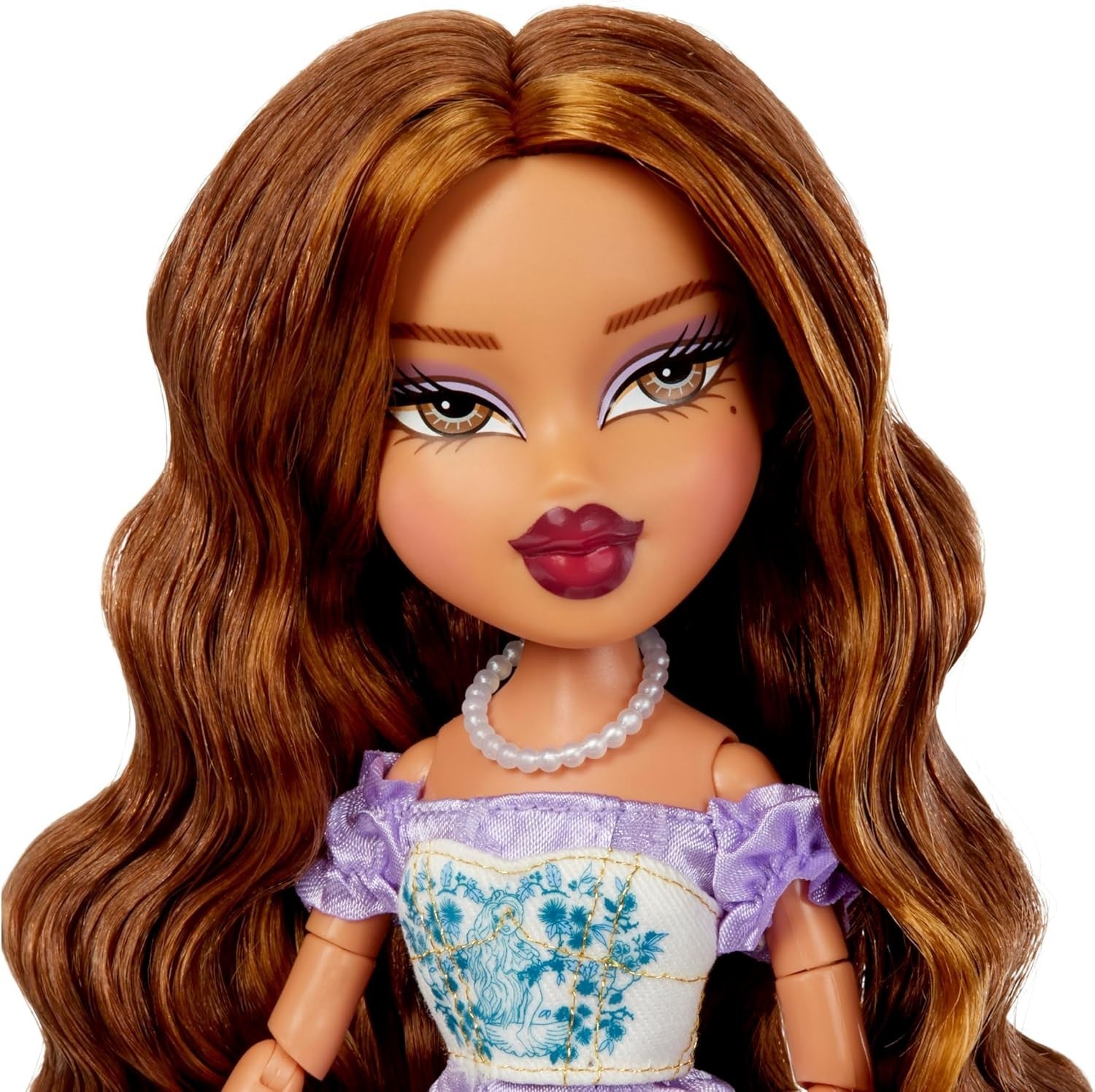 Collectible Fashion Doll Floral Outfit Purse Sunglasses Brush Gift