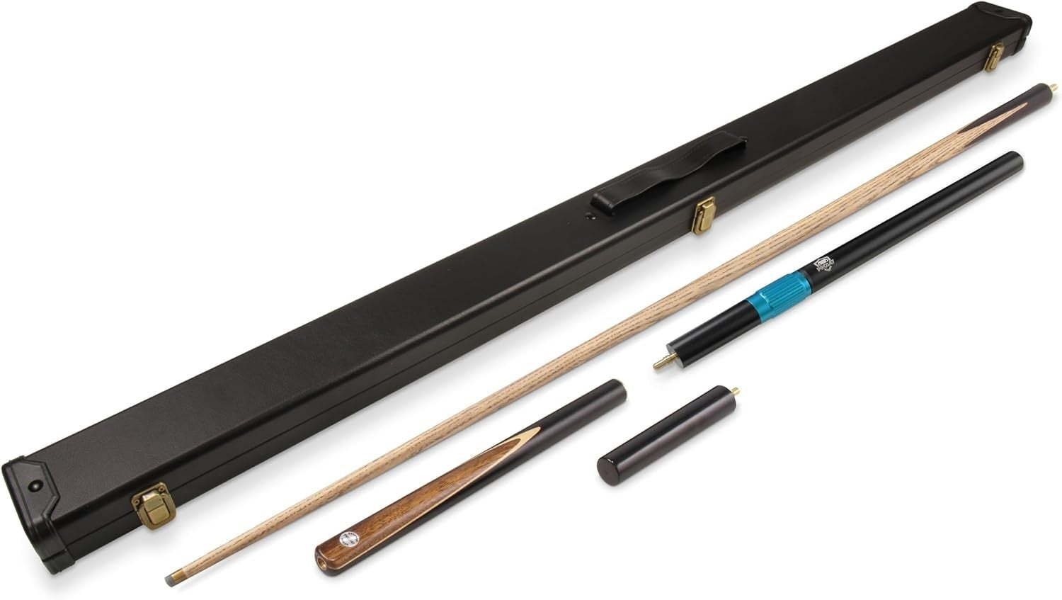 57" Walnut Spliced Heavy Snooker Pool Cue 3/4 Joint 9.5mm Tip