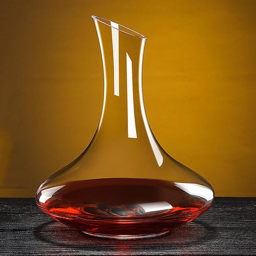 1.5L Crystal Wine Decanter Aerator | Lead-Free Glass Carafe for Red Wine & Gifti