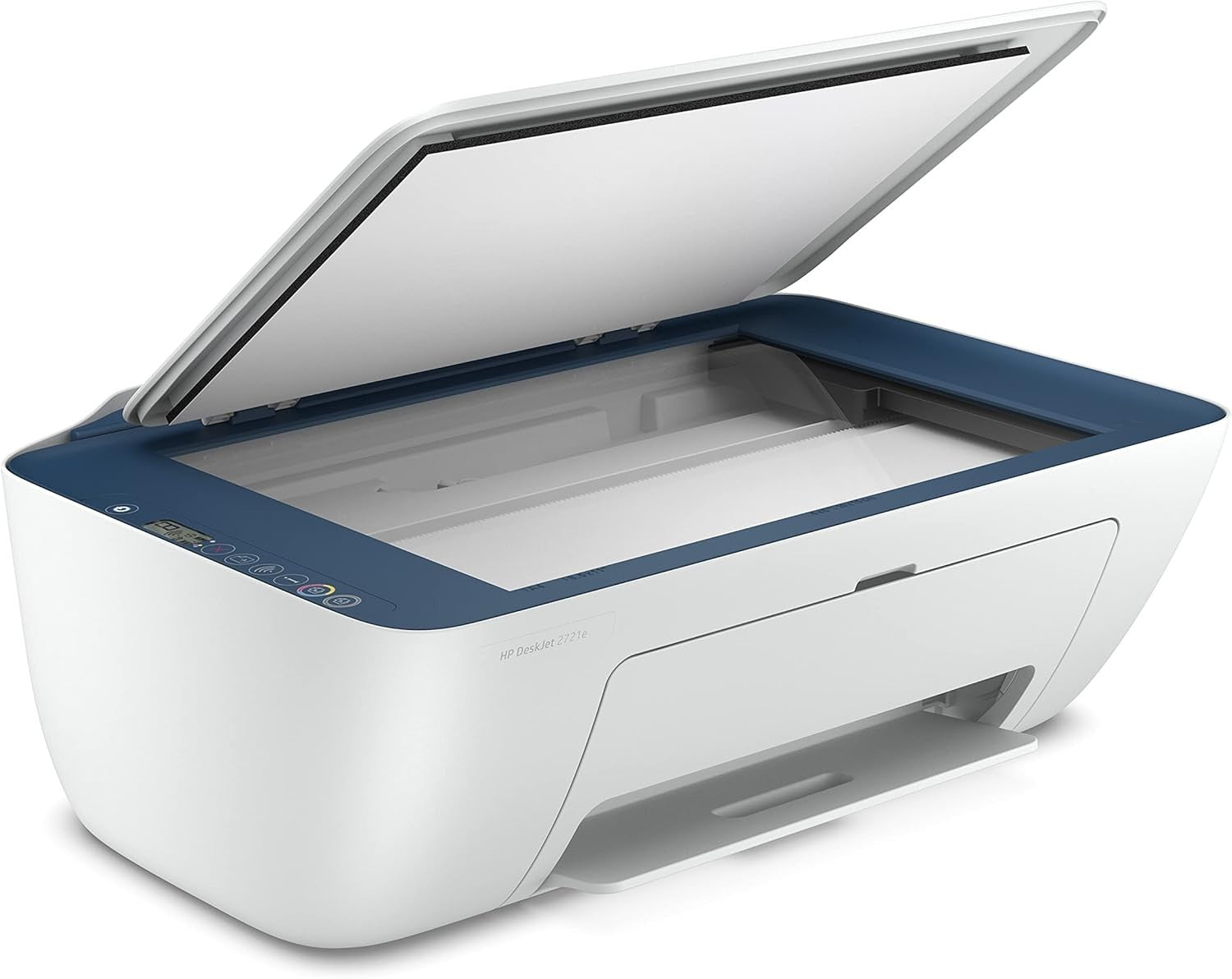 Wireless Colour Printer DeskJet 2721e | White, Blue | Print, Copy, Scan | A4