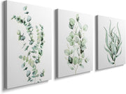 Tropical Leaf Canvas Wall Art 12x16" Green Plant Home Decor