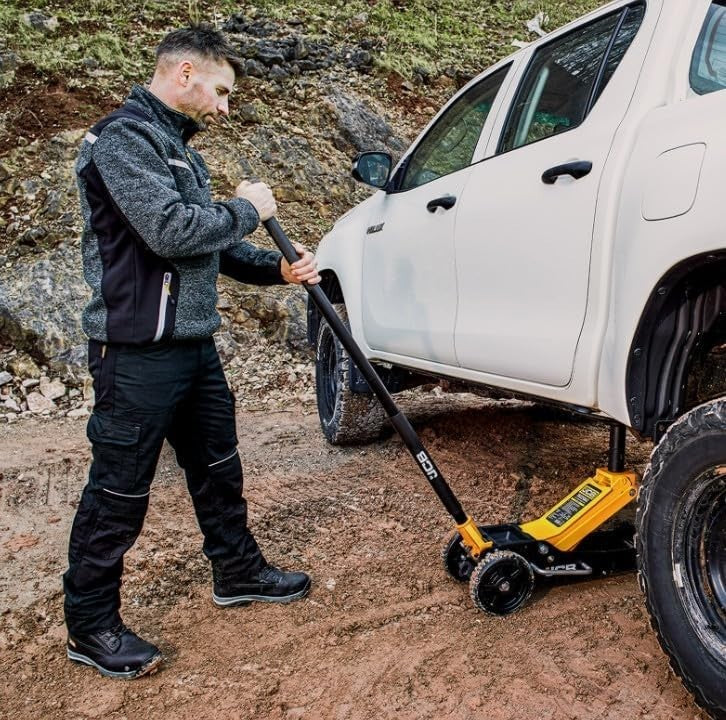 2.5 Ton Aluminium Off-Road Trolley Jack Quick Lift 140–677mm SUV High Lift