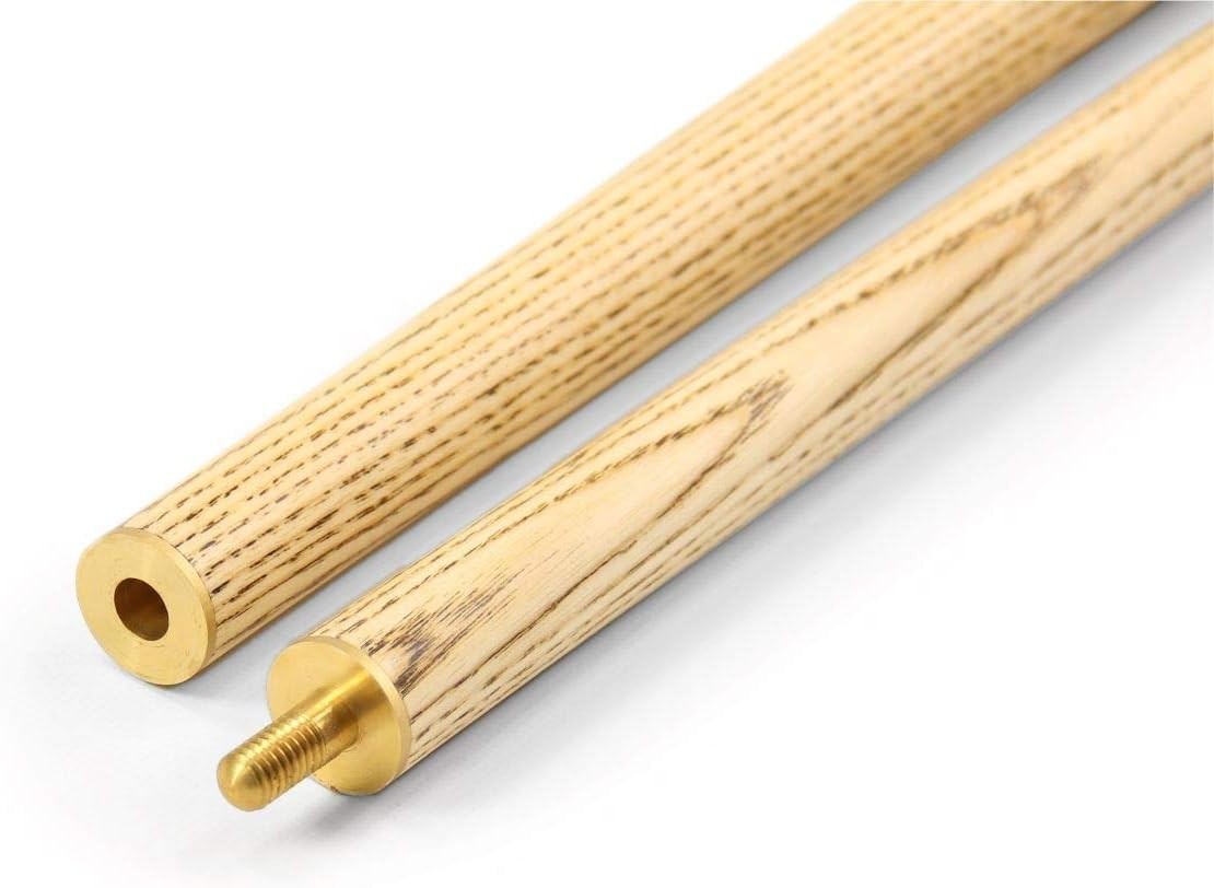 57in Snooker Pool Cue 2pc Centre Joint Ash Shaft 9mm Tip