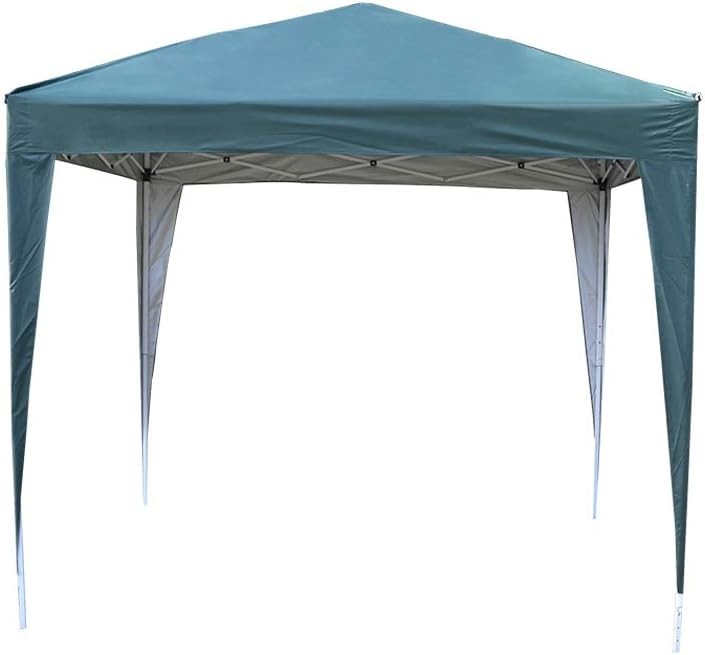 2.5x2.5m Green Waterproof Pop-Up Garden Gazebo Party Tent with Sides
