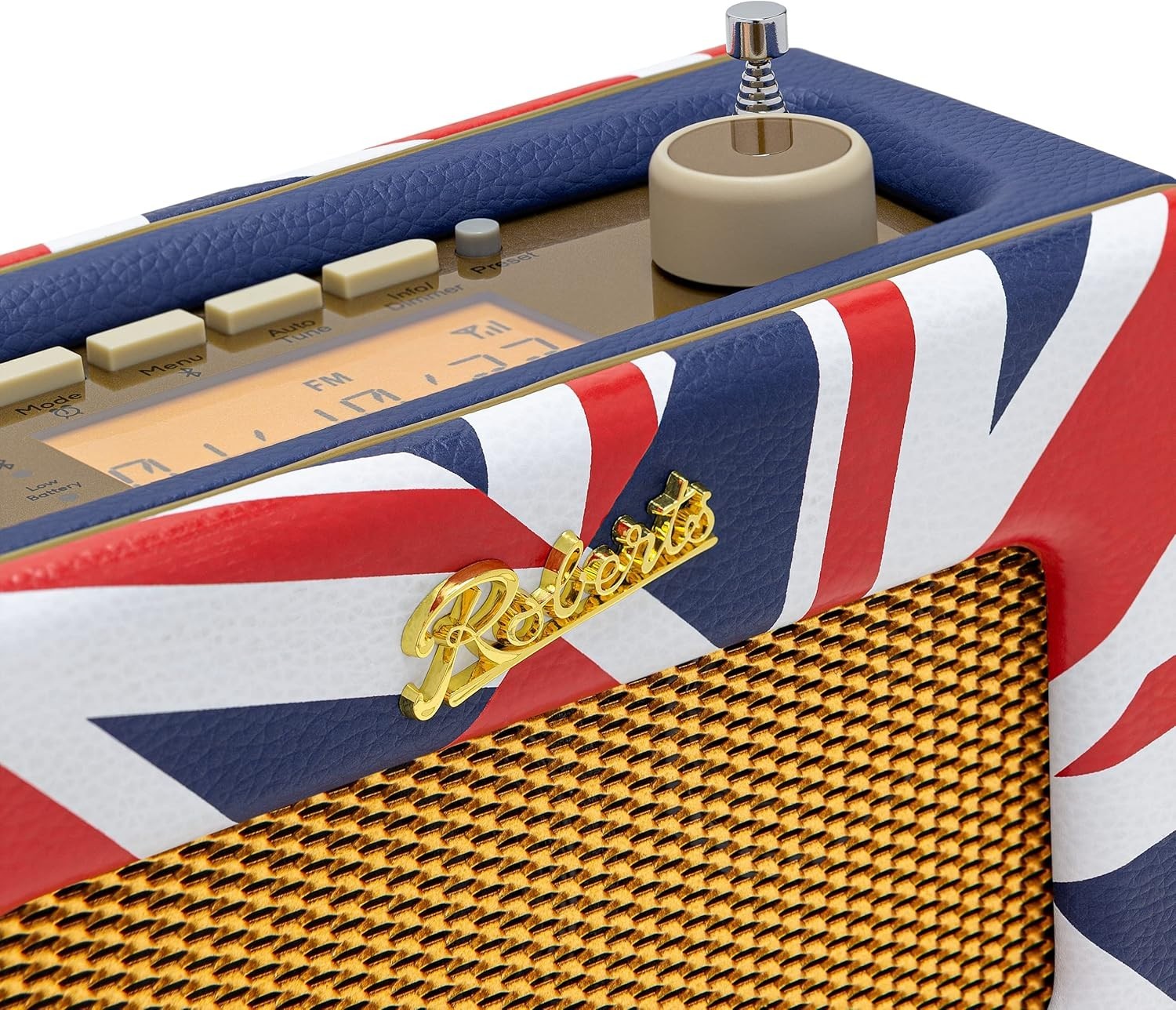 Portable DAB DAB+ FM Radio Bluetooth Retro Union Jack