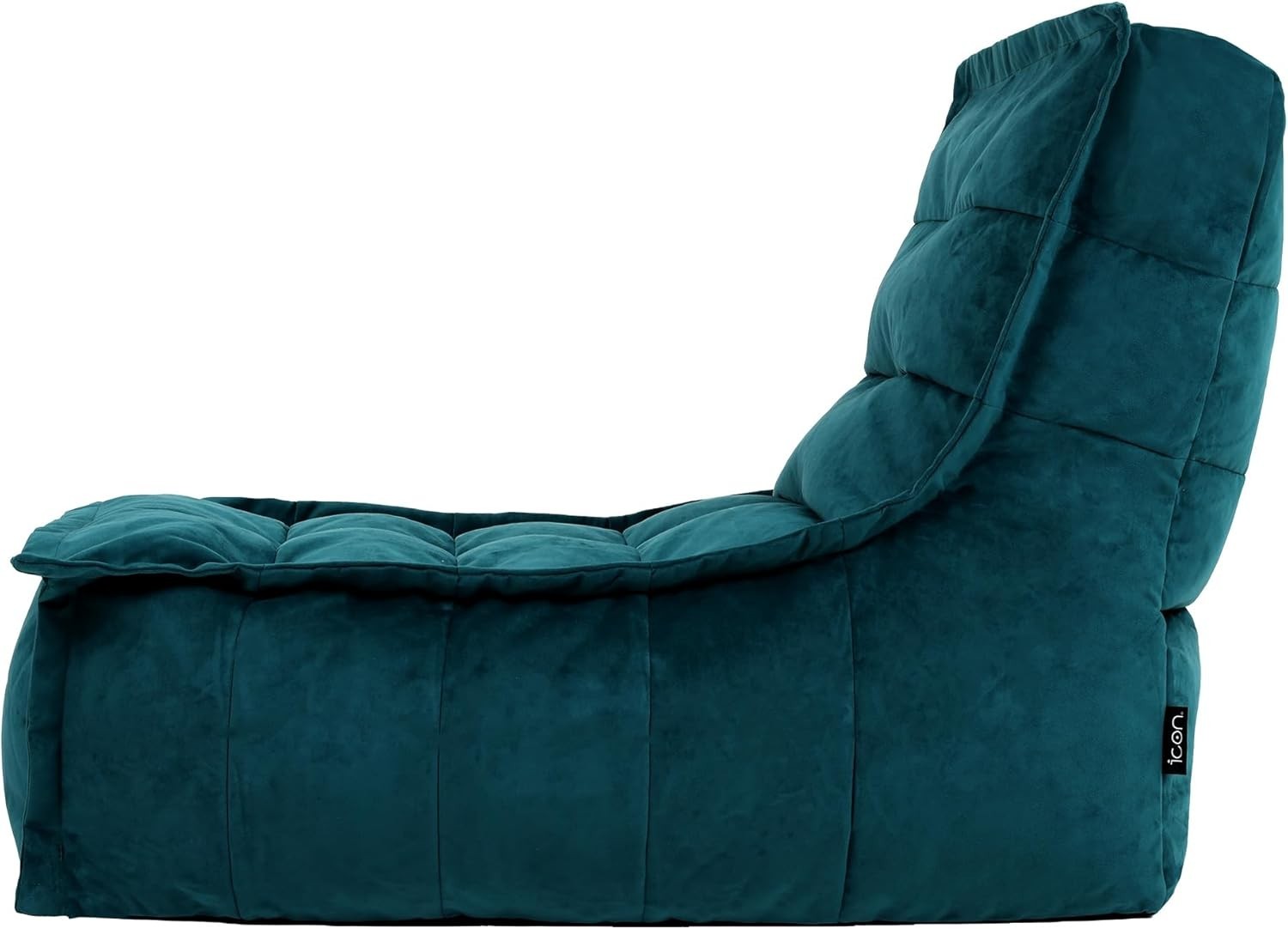 Teal Green Large Velvet Bean Bag Chair Adult Lounge Seat Gaming Sofa