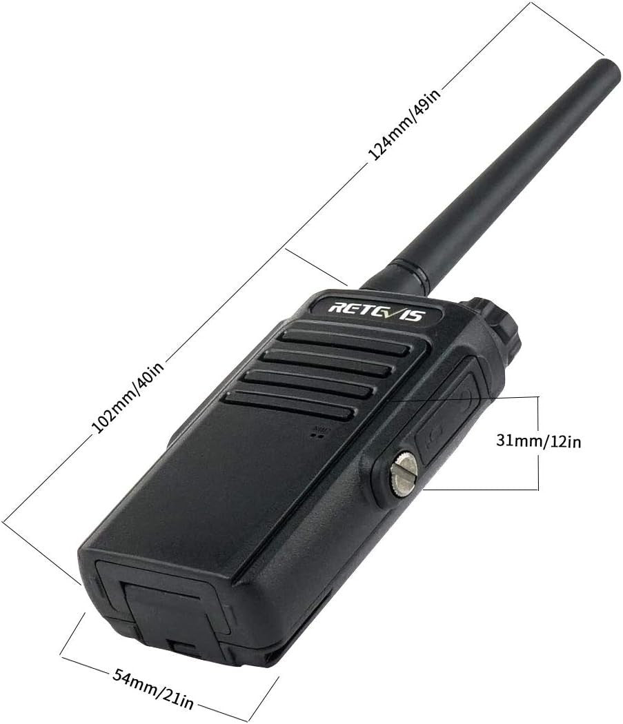 IP67 Waterproof Walkie Talkies 2 Pack Rechargeable VOX PMR446 Radio