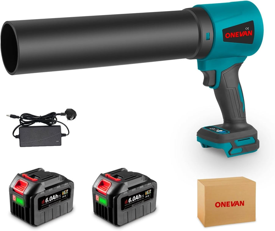 Cordless Turbo Leaf Blower 1500W Brushless High Power Electric Garden Cleaner