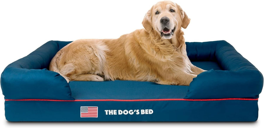 Orthopedic Memory Foam Dog Bed XL Washable 111x86cm