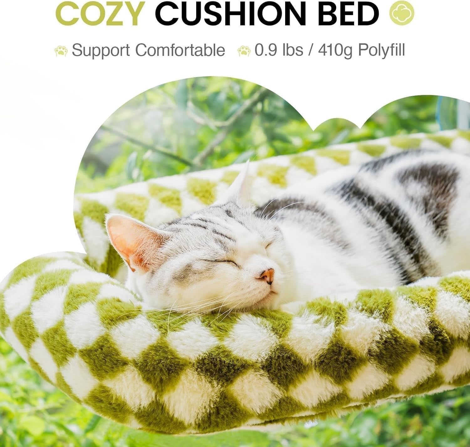 Plush Cat Window Hammock Foldable Perch Bed Large Sturdy 18kg