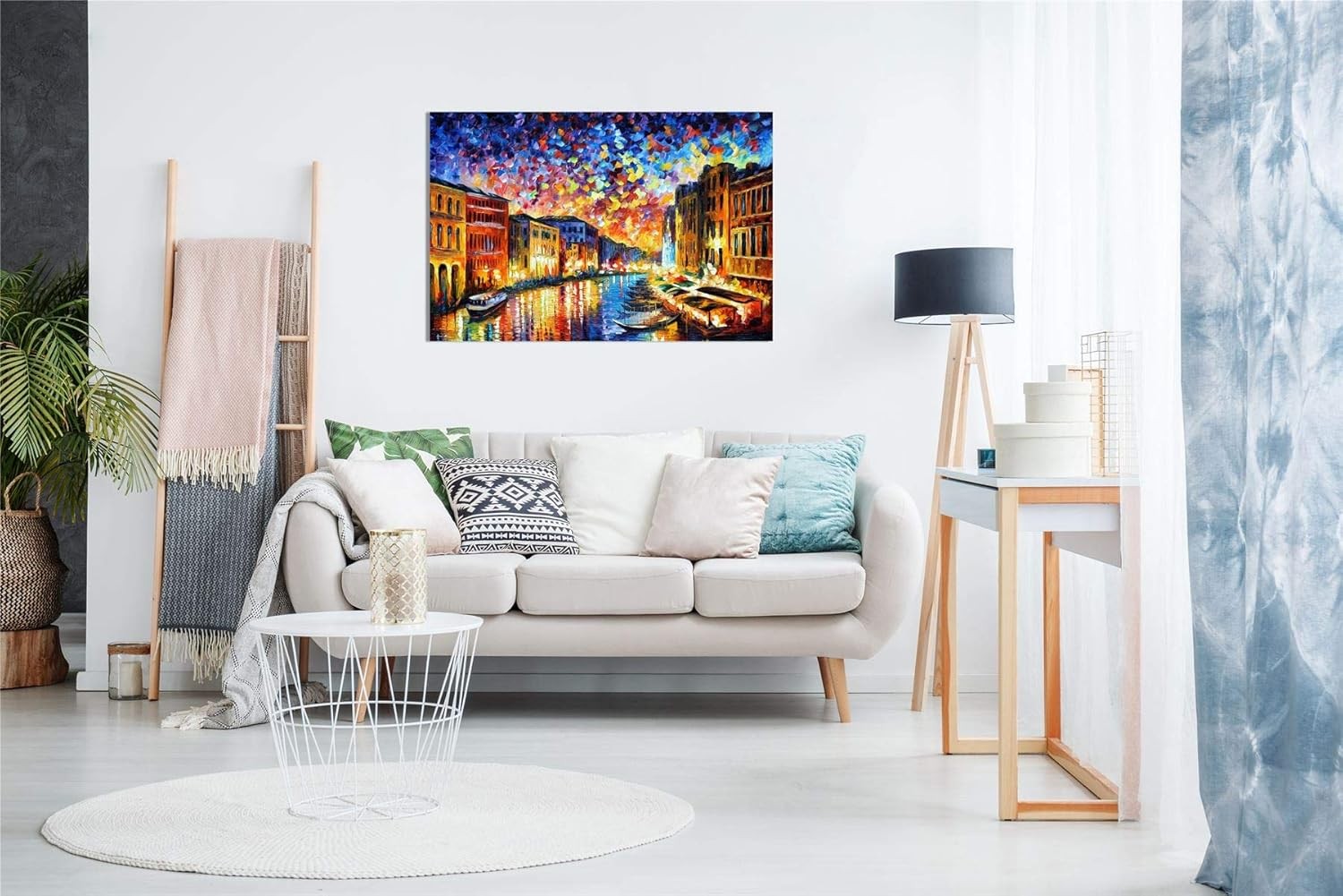 Venice Grand Canal Canvas Wall Art Cityscape Picture Print Home Decor 24x16