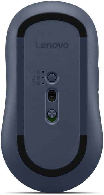 Silent Bluetooth Mouse Multi-Device 6 Button Ergonomic Blue