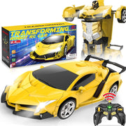 Transforming Robot RC Car 360° Drift Toy – Remote Control Gift for Kids 3–8+