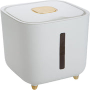 10KG Airtight Food Container Rice Cereal Storage Bin Clear Window