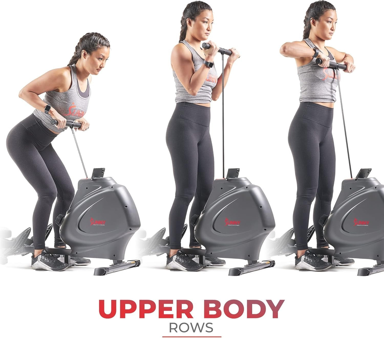 Premium Magnetic Rowing Machine 16-Level Foldable Rower LCD App Holder 129KG