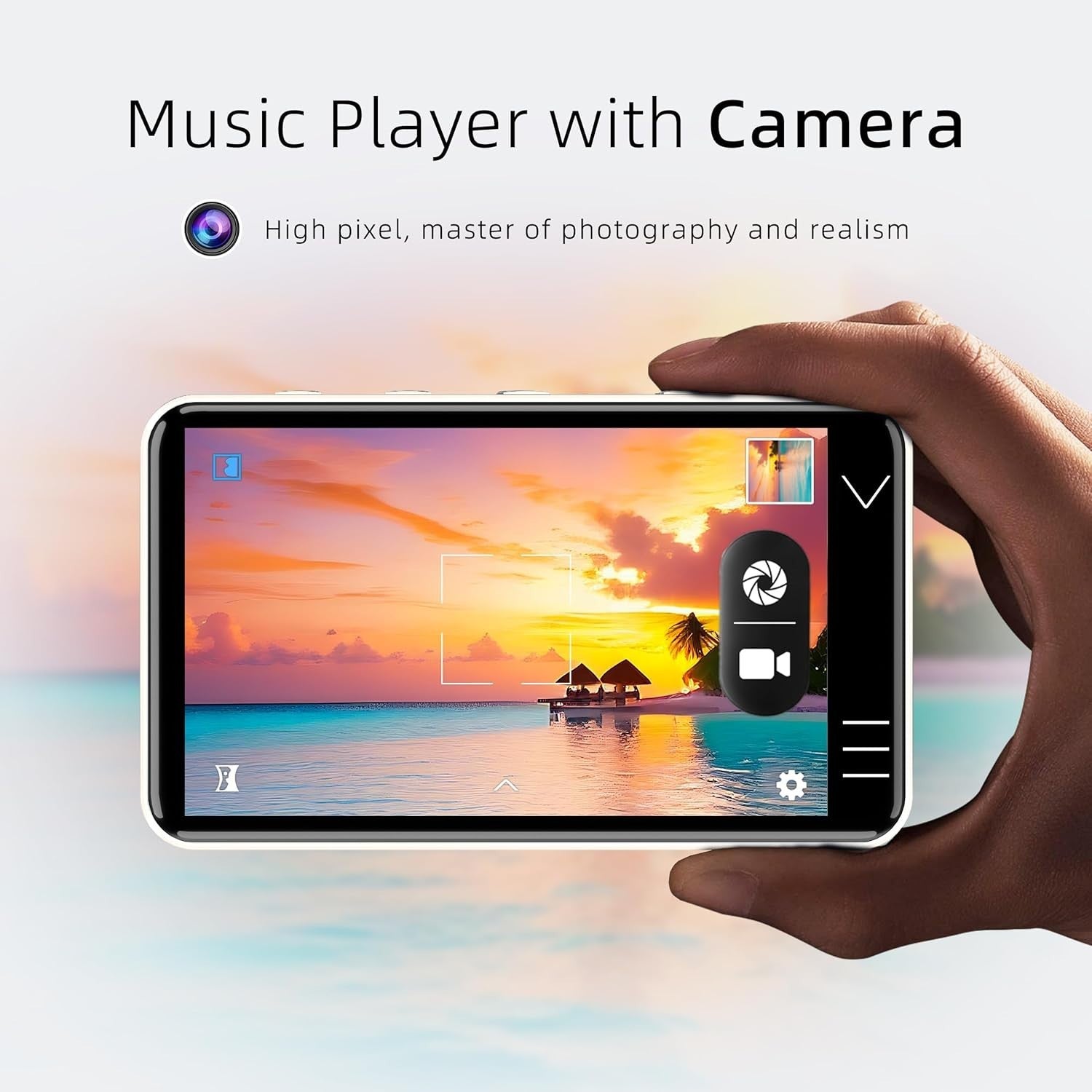 Android 9 MP3 Player WiFi Bluetooth 80GB 4" Touchscreen HiFi Speaker