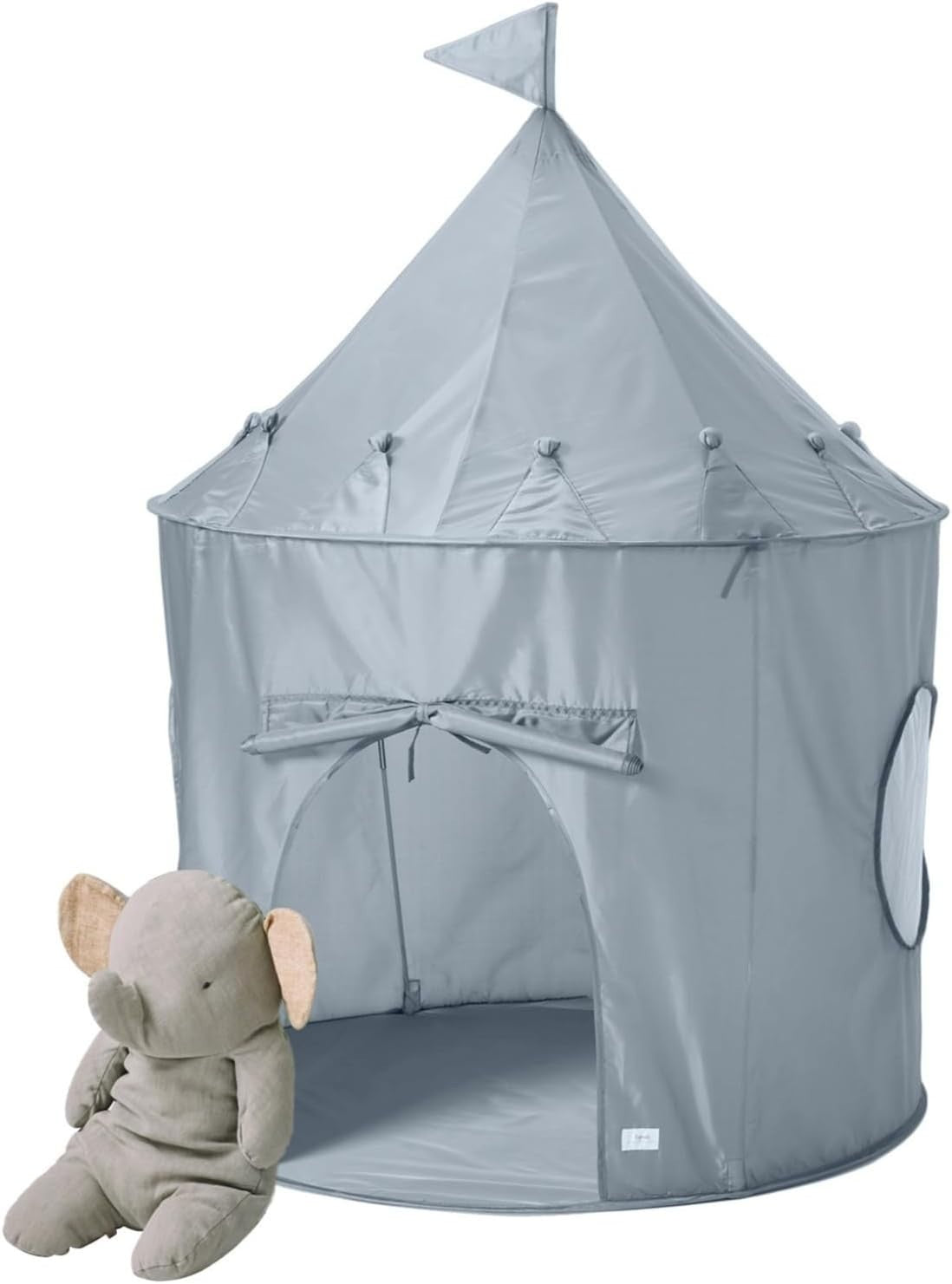 Blue Kids Indoor Play Tent Pop Up House Large Recycled Fabric