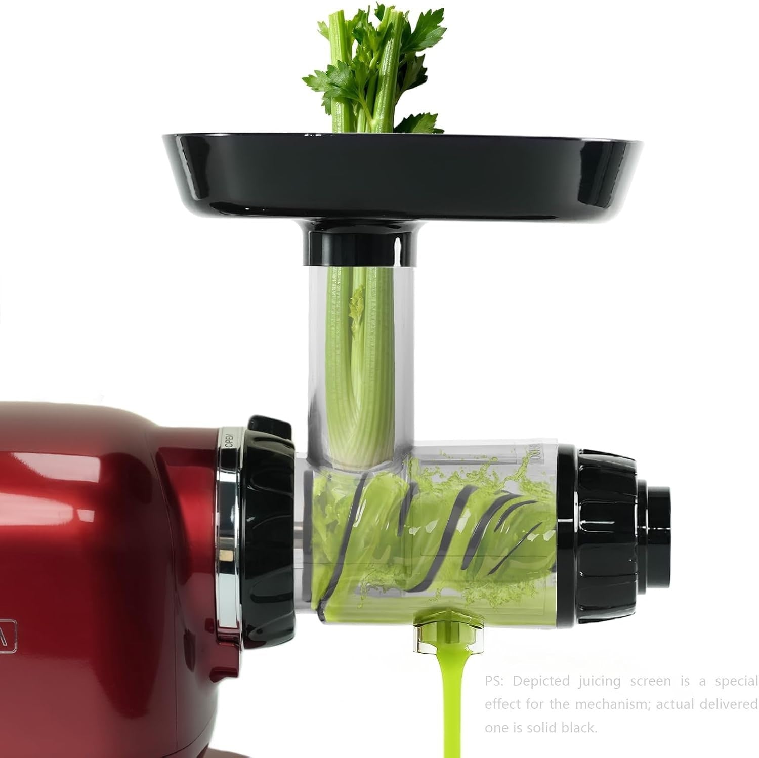 Cold Press Juicer 200W Quiet 67RPM High Yield Easy Clean Red Whole Fruit