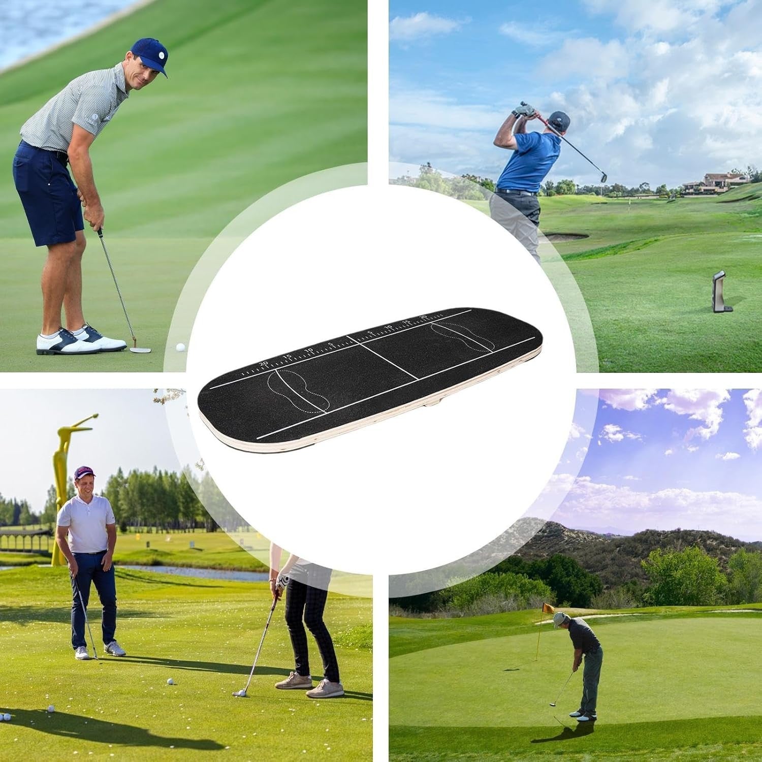 Golf Balance Board Swing Trainer Pressure Weight Shift Platform