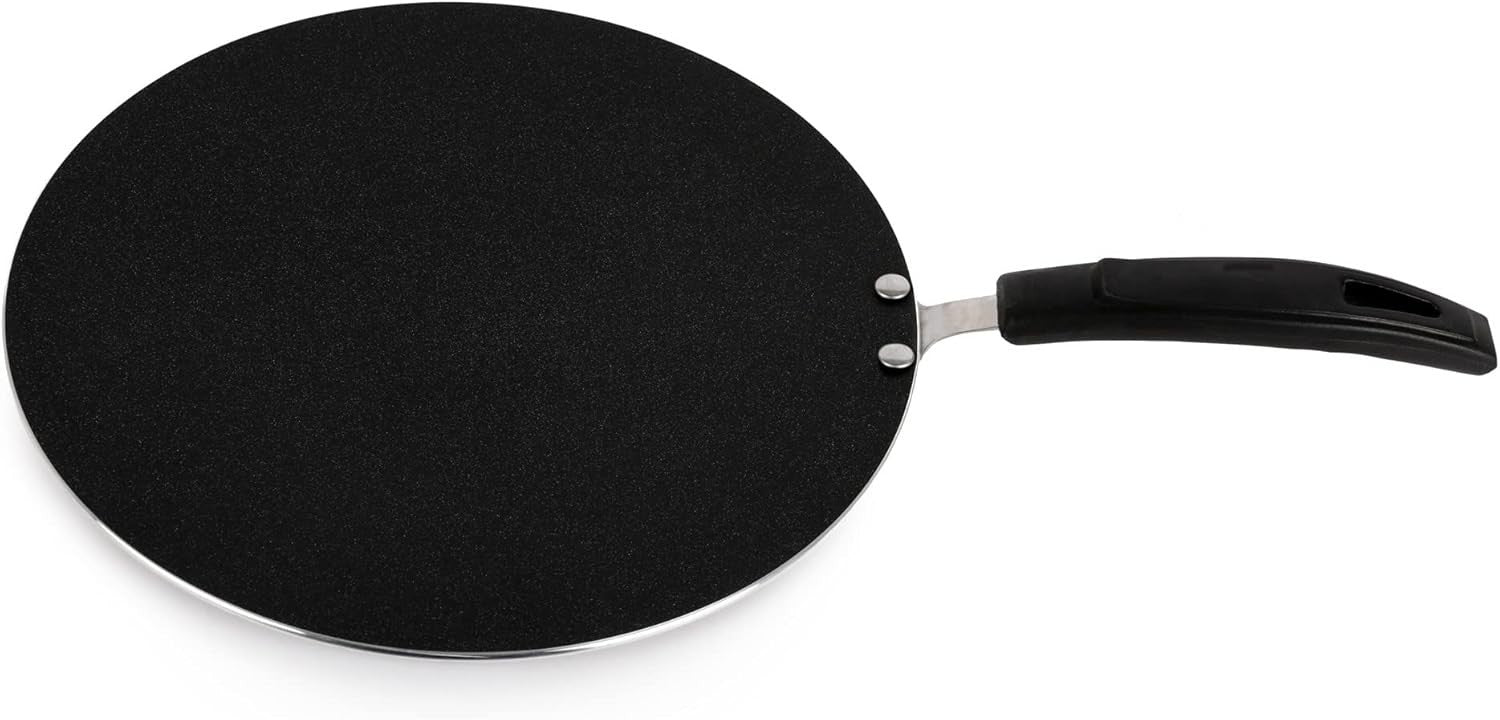 Non-Stick 30.5cm Tawa Pan for Chapati Crepe Pancake Roti Dosa Even Heat Cooking