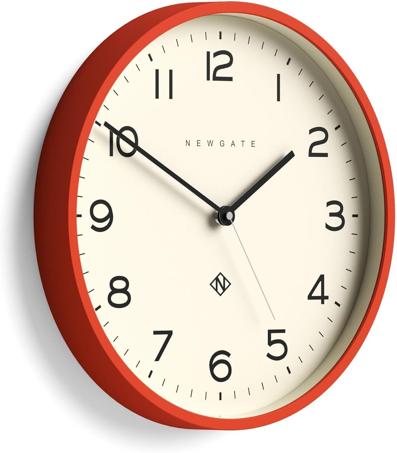 Modern Round Wall Clock 37cm | Easy-Read Numbers | Kitchen, Living Room